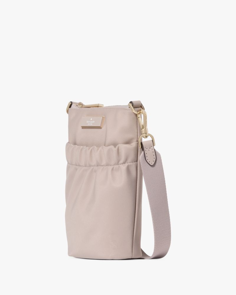 KateSpade Carter Nylon Phone Crossbody Cozy Grey