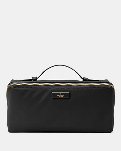 KateSpade Carter Nylon Travel Cosmetic Pouch Black