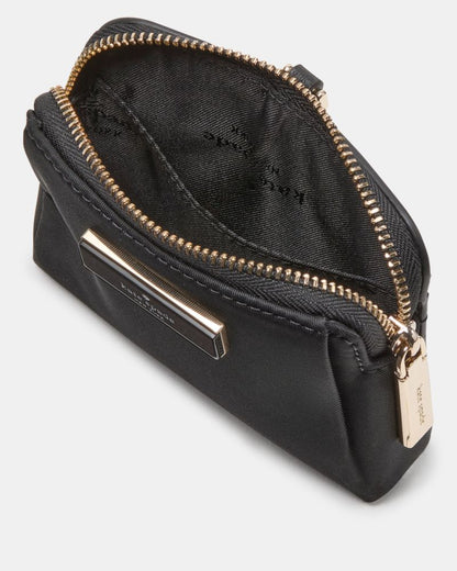 KateSpade Carter Nylon Card Case Lanyard Black