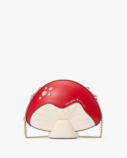 KateSpade 3d Mushroom Crossbody Ruby Red Multi