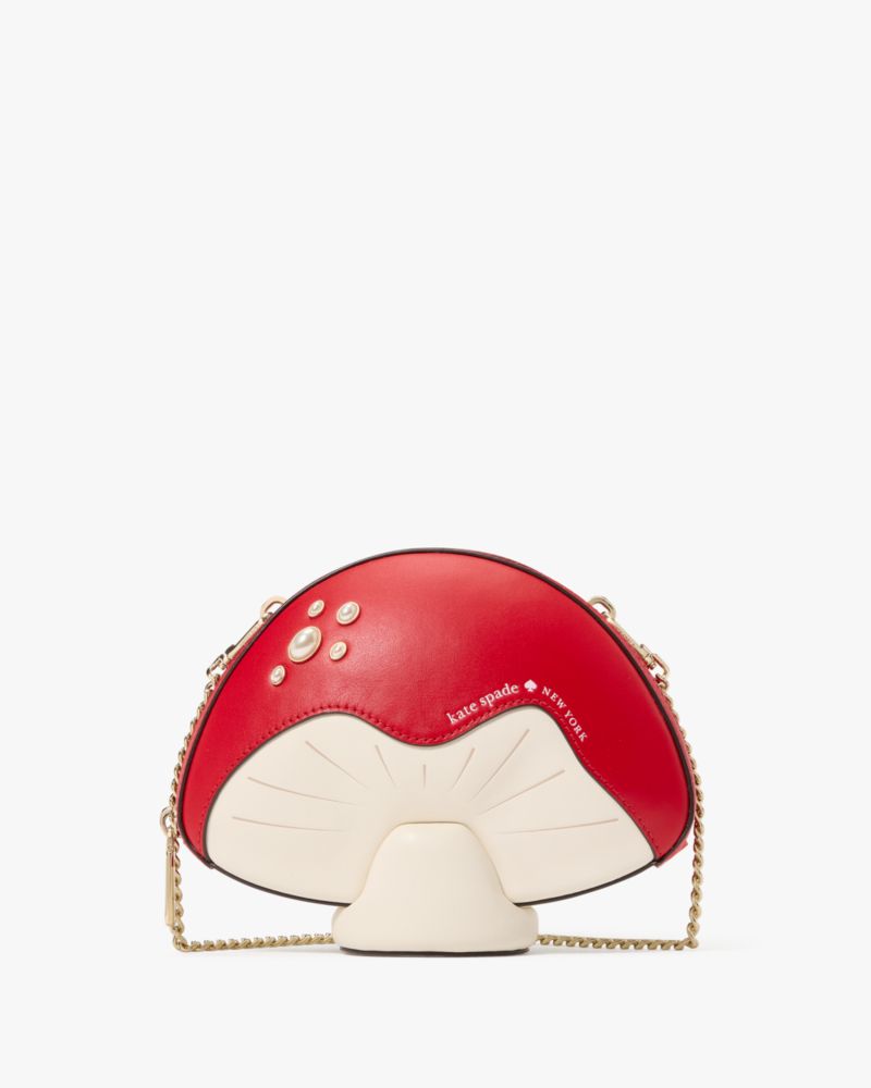 KateSpade 3d Mushroom Crossbody Ruby Red Multi