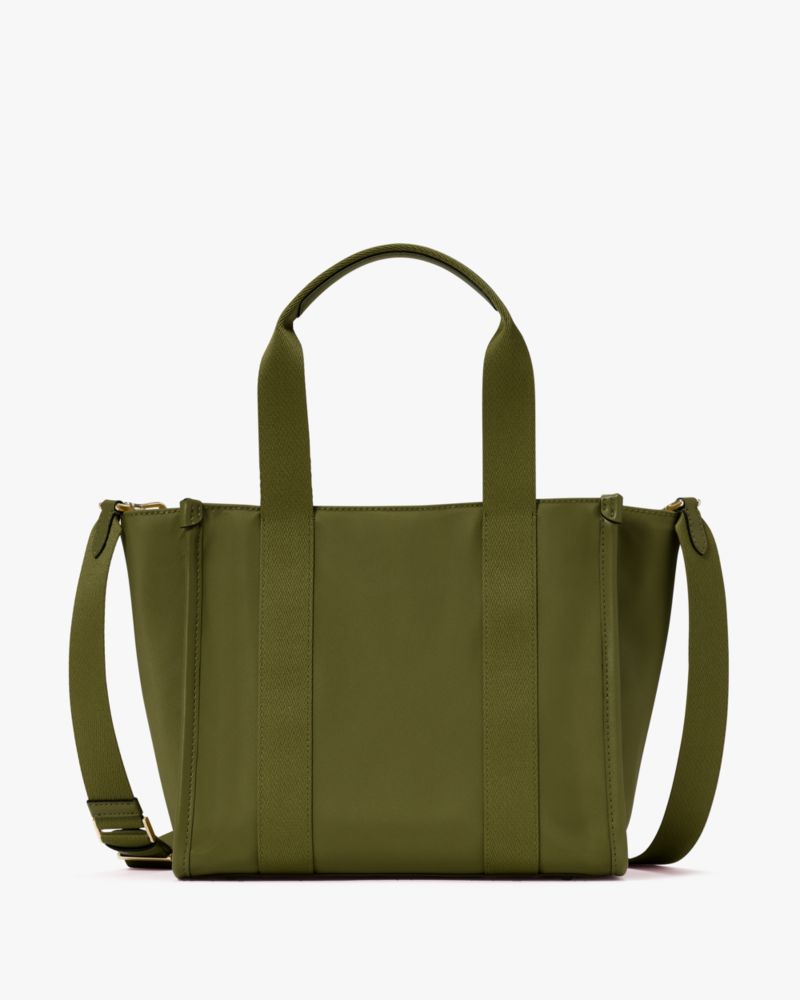 KateSpade Kip Nylon Small Tote Enchanted Green