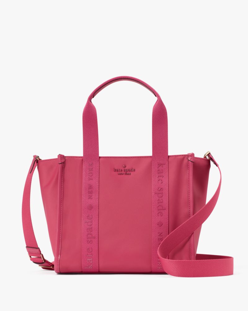 KateSpade Kip Nylon Small Tote Rose Oil