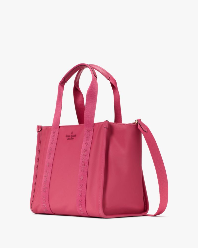 KateSpade Kip Nylon Small Tote Rose Oil