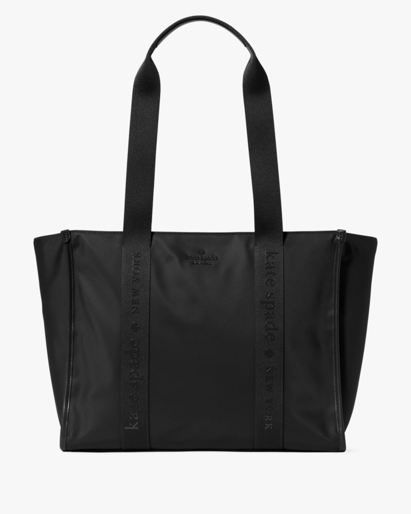 KateSpade Kip Nylon Large Tote Black