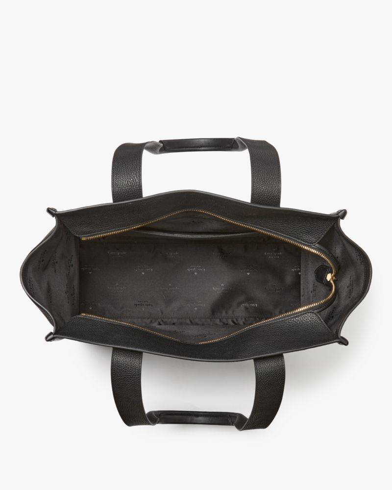 KateSpade Kip Leather Large Tote Black