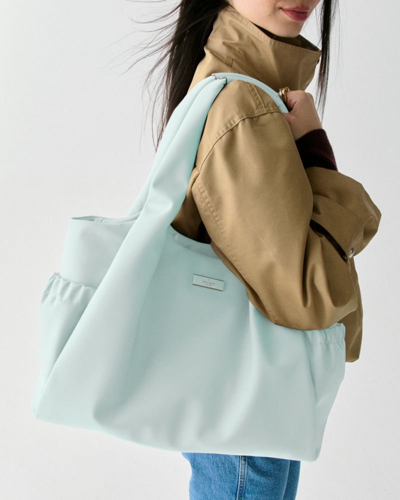 KateSpade Carter Nylon Large Baby Bag Crisp Sky