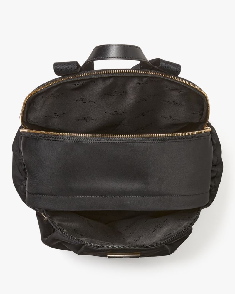 KateSpade Carter Nylon Large Backpack Black
