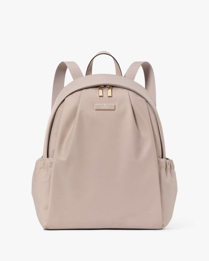 KateSpade Carter Nylon Large Backpack Cozy Grey
