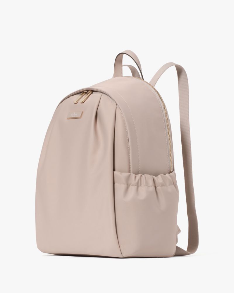 KateSpade Carter Nylon Large Backpack Cozy Grey