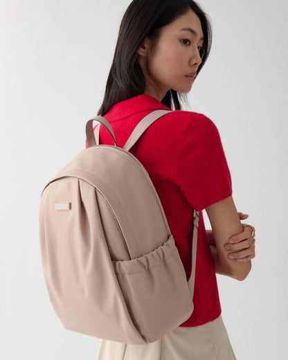 KateSpade Carter Nylon Large Backpack Warm Beige