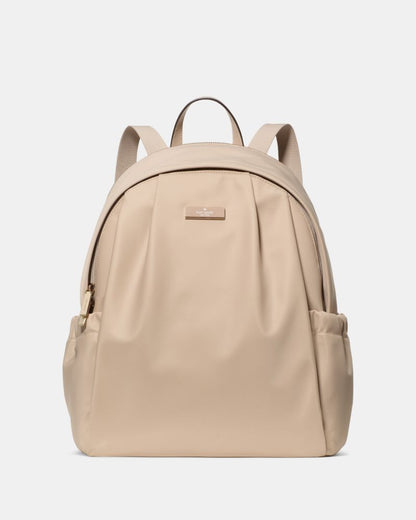 KateSpade Carter Nylon Large Backpack Warm Beige
