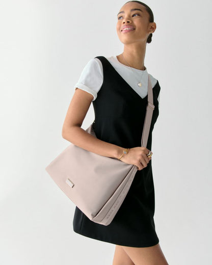 KateSpade Carter Nylon Large Convertible Crossbody Cozy Grey