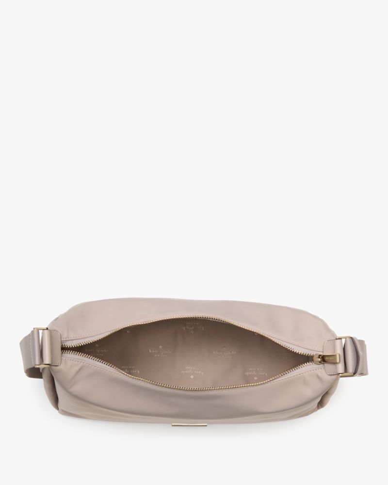 KateSpade Carter Nylon Large Convertible Crossbody Cozy Grey