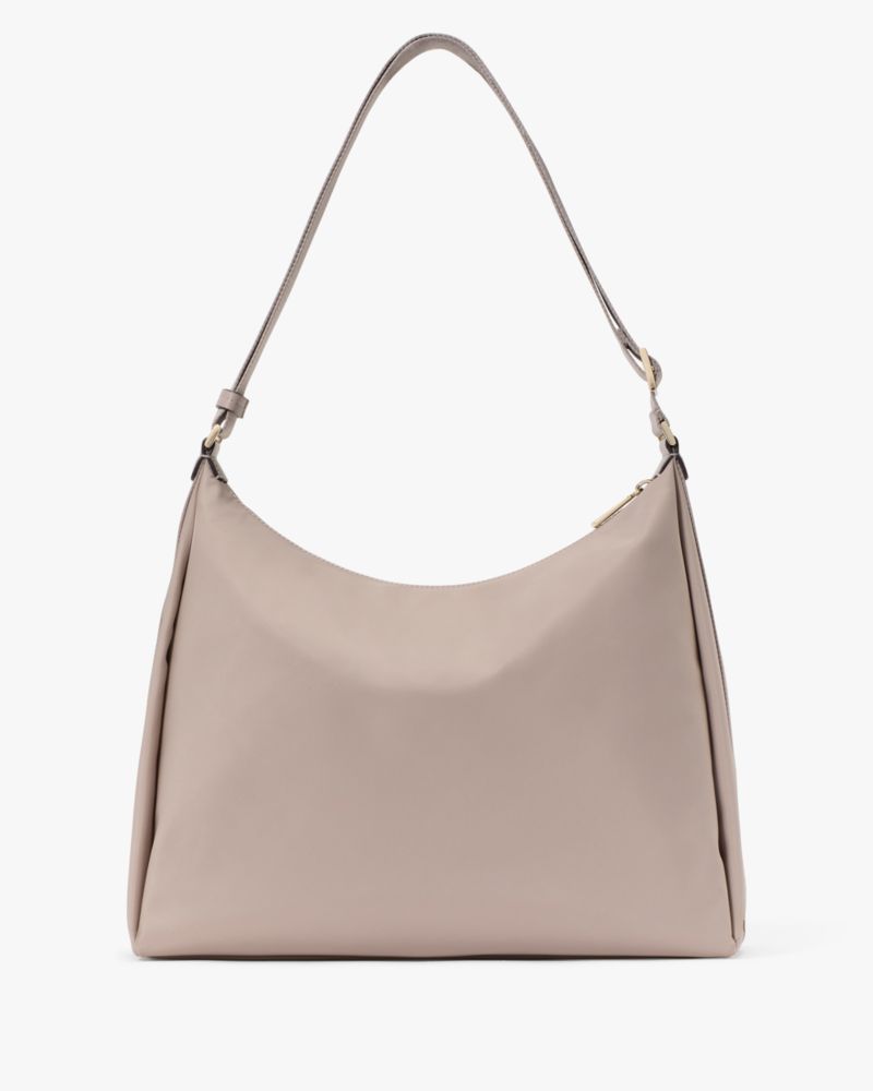 KateSpade Carter Nylon Large Convertible Crossbody Cozy Grey