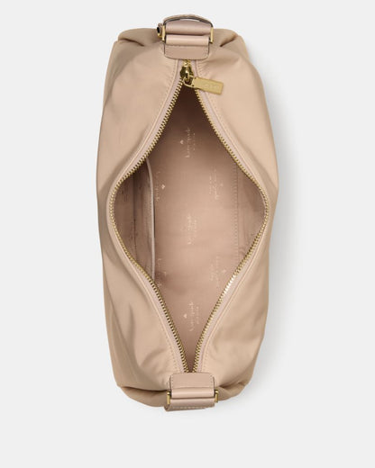 KateSpade Carter Nylon Large Convertible Crossbody Warm Beige