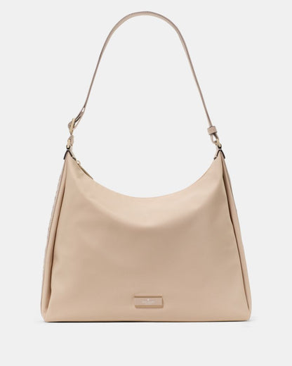 KateSpade Carter Nylon Large Convertible Crossbody Warm Beige