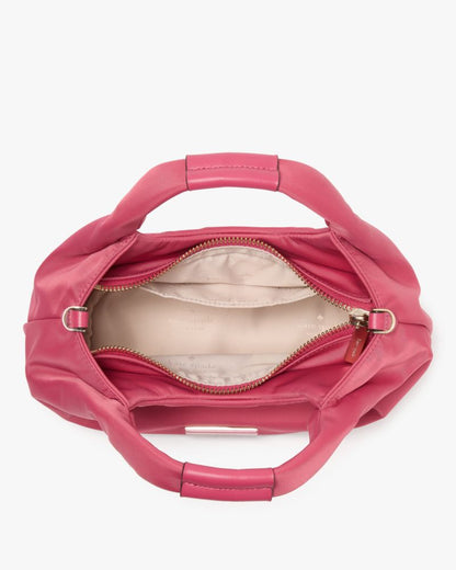 KateSpade Carter Nylon Small Pleated Crossbody Rose Oil
