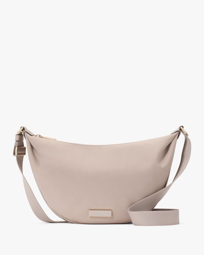 KateSpade Carter Nylon Medium Sling Bag Cozy Grey