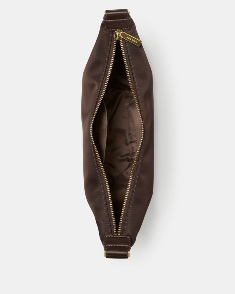 KateSpade Carter Nylon Medium Sling Bag Hot Fudge