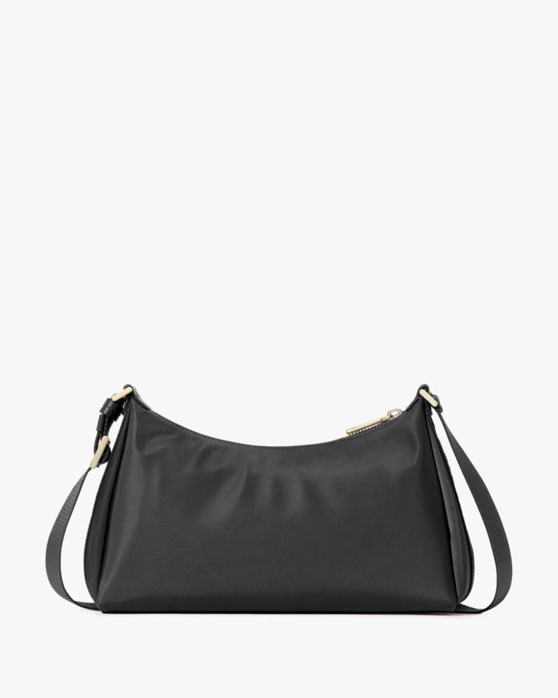 KateSpade Carter Nylon Small Shoulder Bag Black