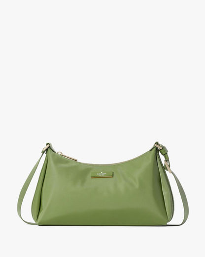 KateSpade Carter Nylon Small Shoulder Bag Cedar Stand