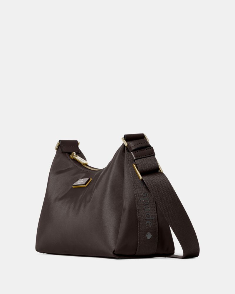 KateSpade Carter Nylon Small Shoulder Bag Hot Fudge