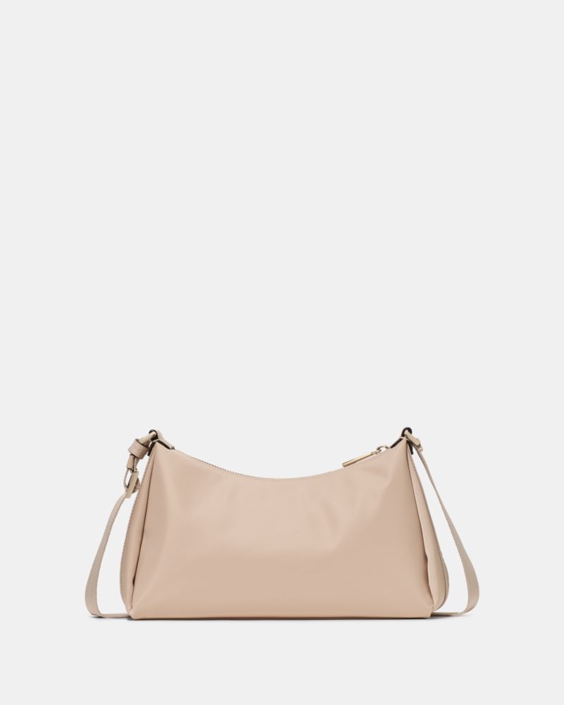 KateSpade Carter Nylon Small Shoulder Bag Warm Beige