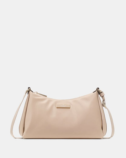 KateSpade Carter Nylon Small Shoulder Bag Warm Beige