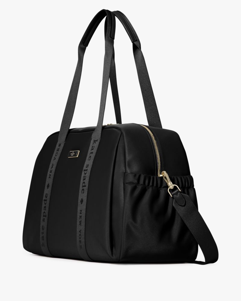 KateSpade Carter Nylon Weekender Bag Black