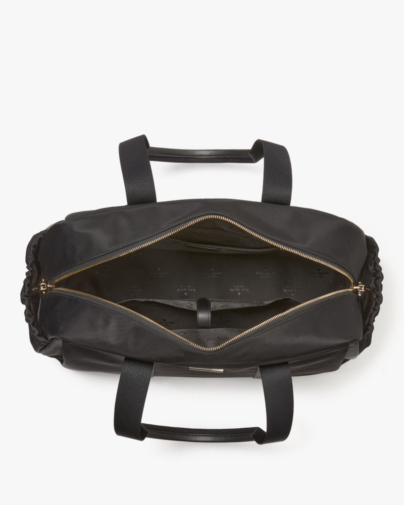 KateSpade Carter Nylon Weekender Bag Black