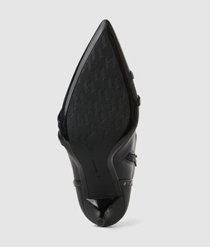 KarlLagerfeld Kkuilt Small Shoulder Bag Black-Nickel