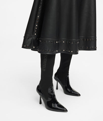 Karl Lagerfeld Leather Pants Black