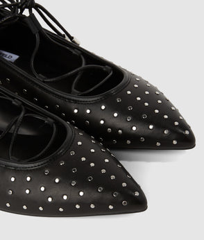 KarlLagerfeld Kautograph Studded Top Handle Bag Black Embellishment