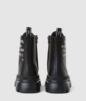 KarlLagerfeld Logo Nylon Sling Bag Black