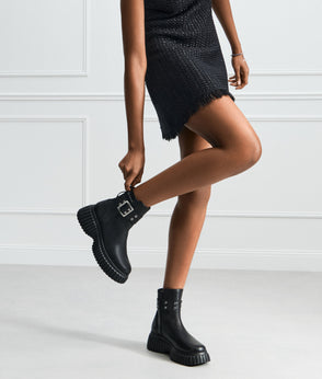 KarlLagerfeld Puffy Top Handle Bag Black