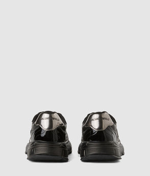 KarlLagerfeld Denim Mini Hobo Bag Visual Washed Black