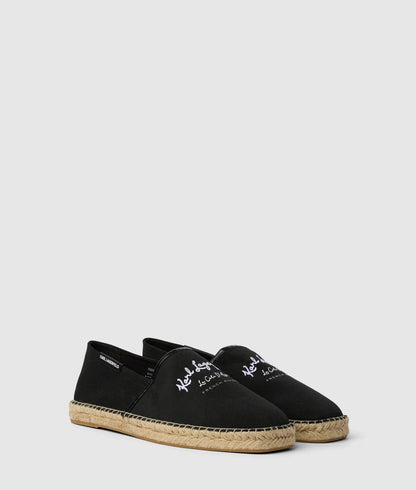 Karl Lagerfeld Kamino Riviera Espadrilles Black