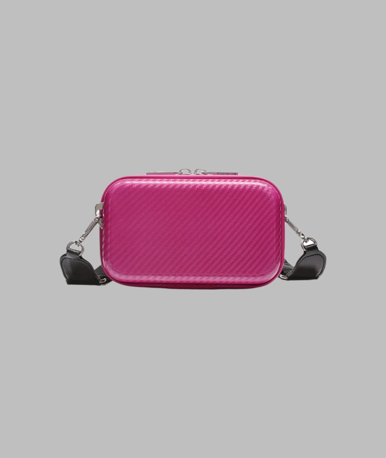 KarlLagerfeld Maybelle hardcase crossbody fuchsia