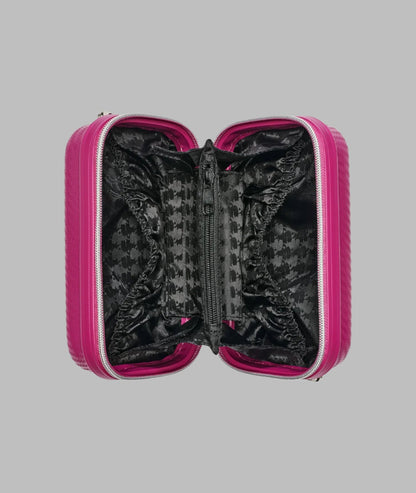 KarlLagerfeld Maybelle hardcase crossbody fuchsia