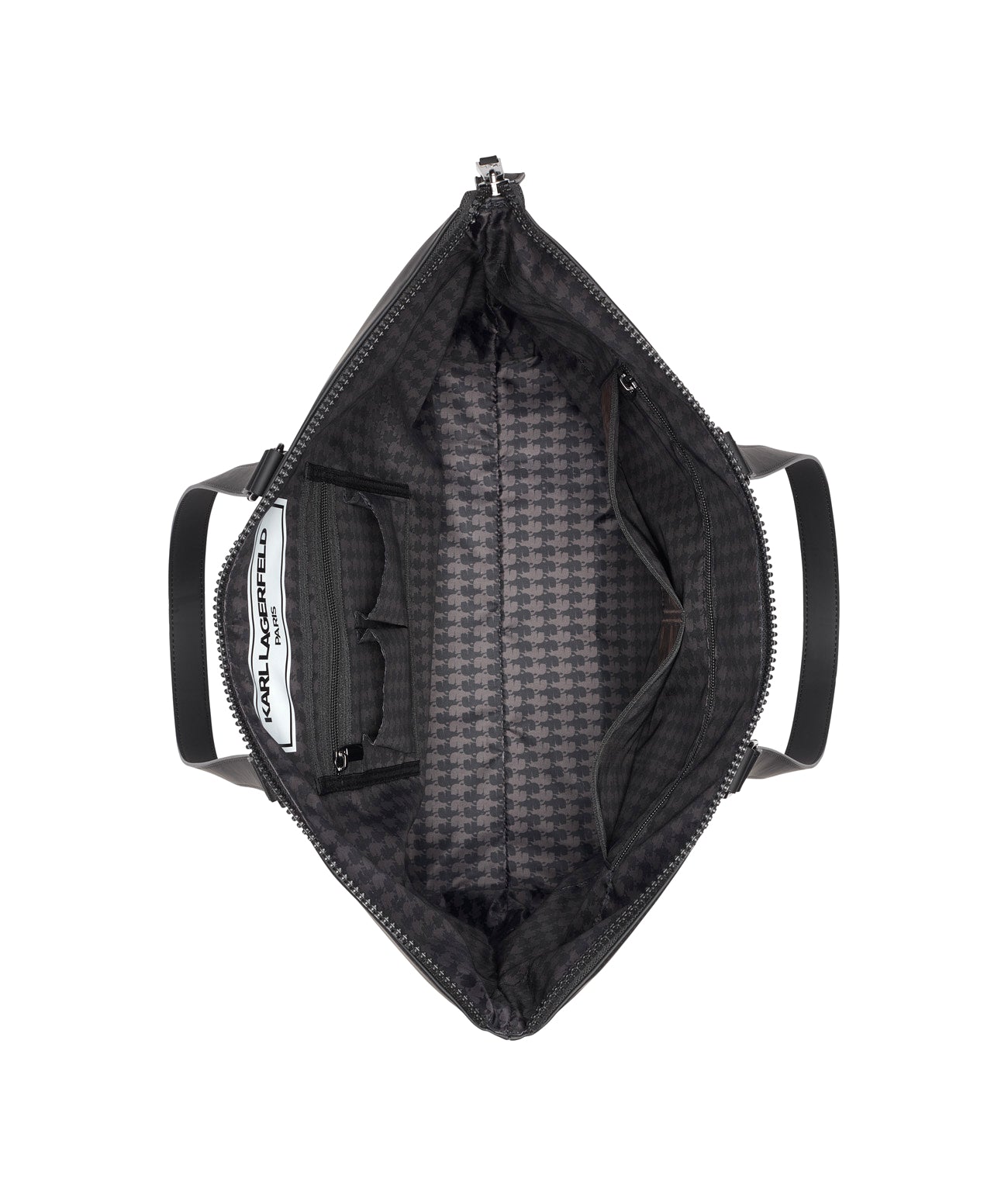 KARL & CHOUPETTE TRAVEL TOTE Black Black