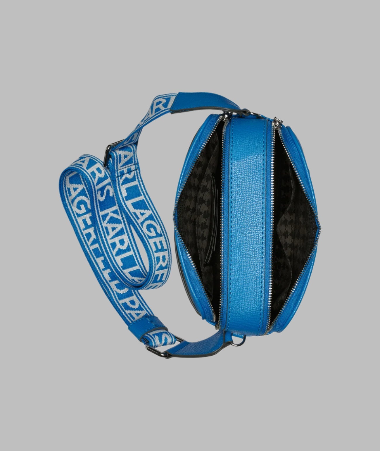 KarlLagerfeld Maybelle camera crossbody blue