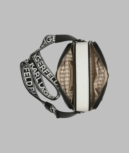 KarlLagerfeld Maybelle travel print crossbody black