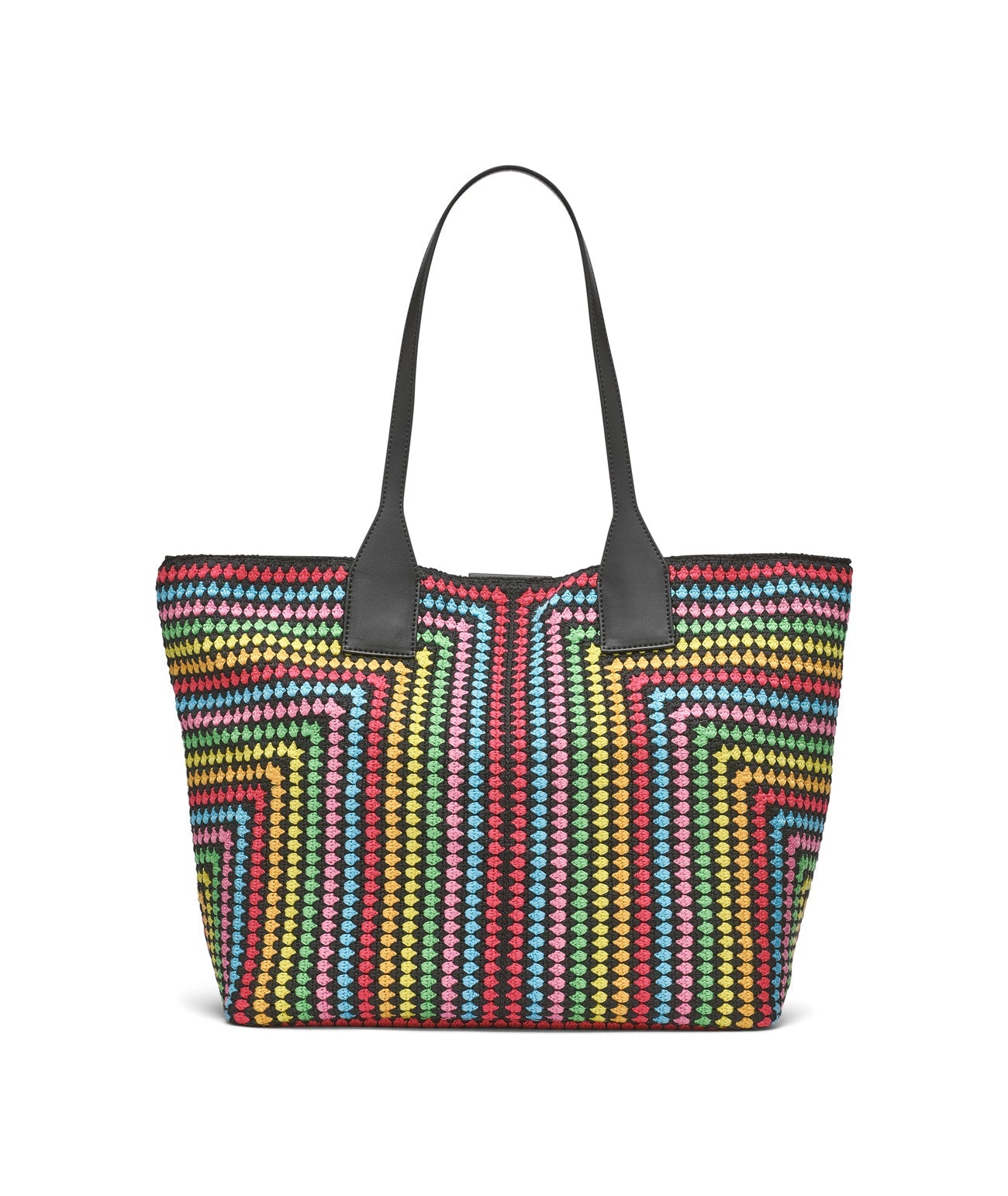 HENRIETTE CROCHET TOTE Black Multi Black Multi