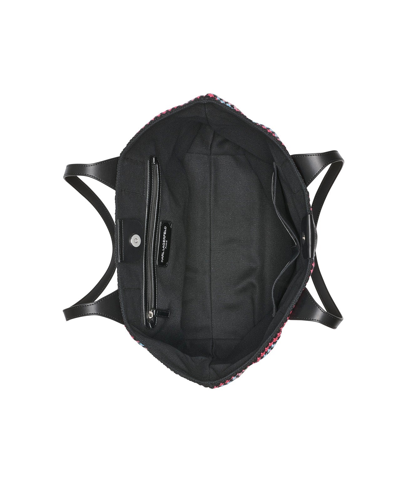 HENRIETTE CROCHET TOTE Black Multi Black Multi