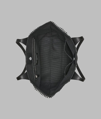 KarlLagerfeld Henriette crochet tote black/white