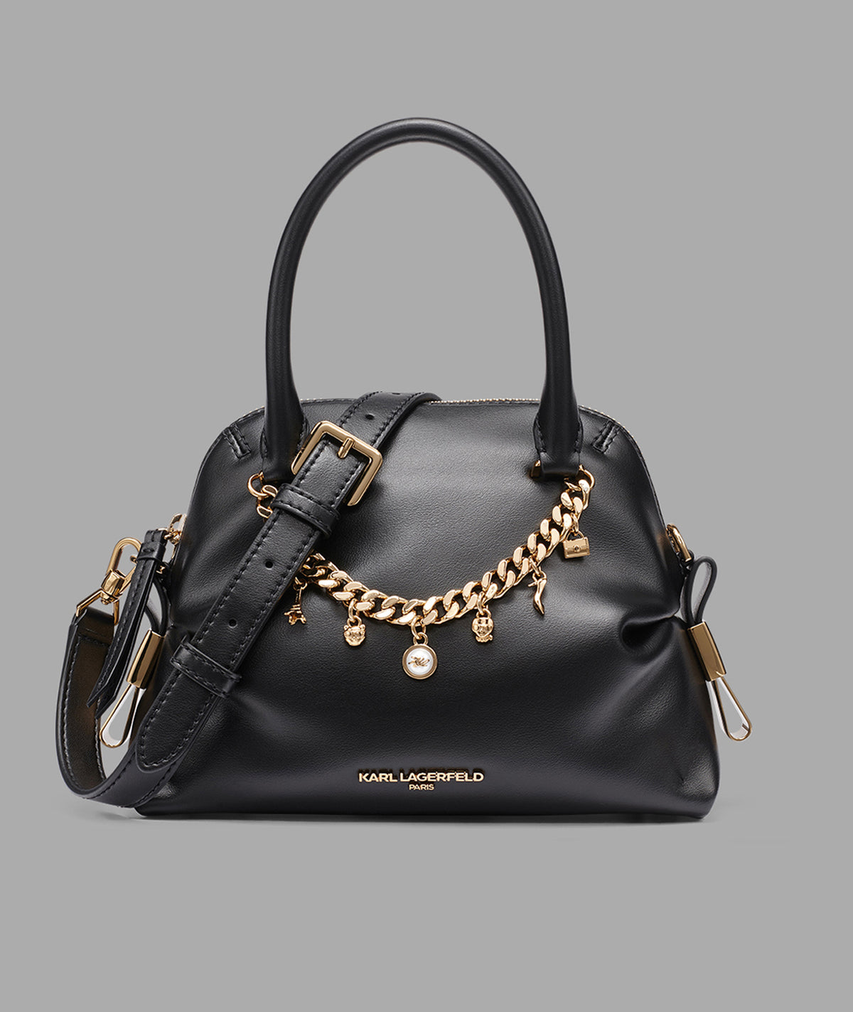 KarlLagerfeld Charline crossbody with charms black / gold