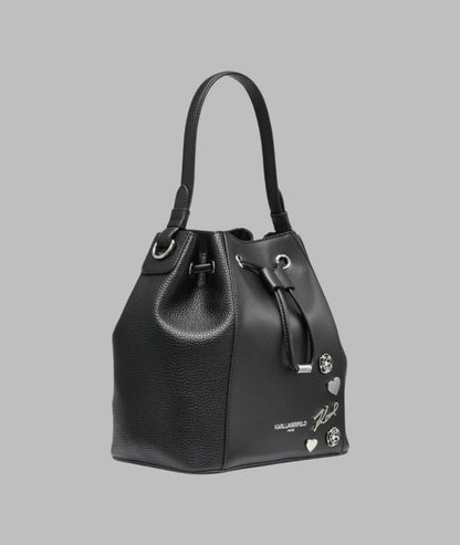 KarlLagerfeld Adele bucketbag black