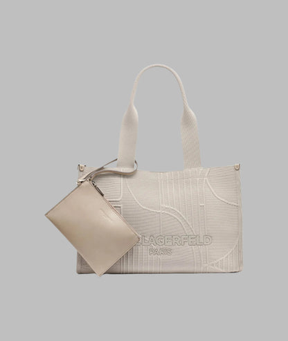 KarlLagerfeld Kristina large tote truffle