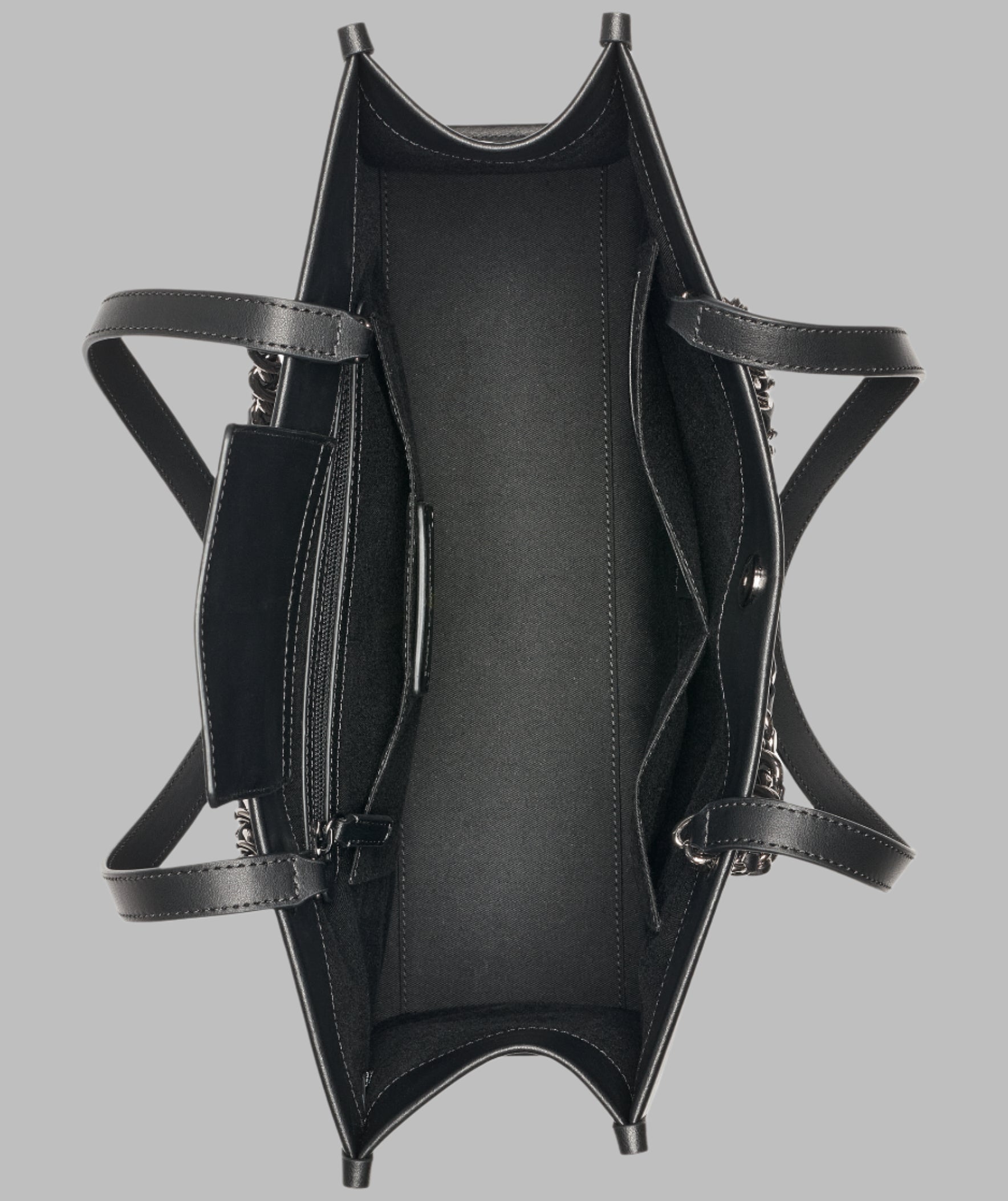 KarlLagerfeld Savoie monogram tote black